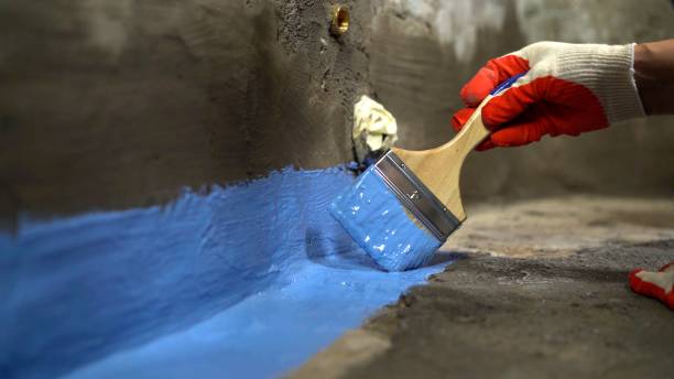 Crawl space vapor barrier installation in Garden City, NY